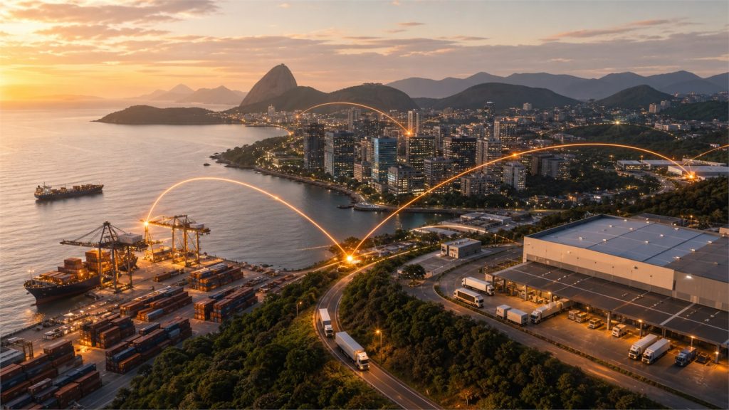 Red logística y comercial en América Latina